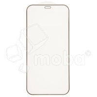 Защитное стекло "Премиум" для iPhone 12 mini Черный (Закалённое+, полное покрытие)