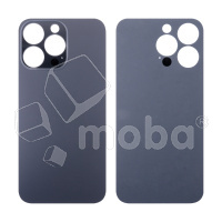 Задняя крышка для iPhone 13 Pro (A2640) Серый (стекло, широкий вырез под камеру, логотип)