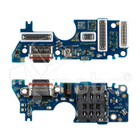 Шлейф для Realme 15 Pro 5G (RMX5101) плата системный разъем/разъем SIM/микрофон - Премиум