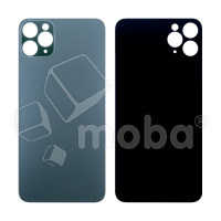 Задняя крышка для iPhone 11 Pro Max (A2218) Темно-зеленый (стекло, широкий вырез под камеру, логотип)