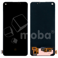 Дисплей для Realme 8 4G (RMX3085) в сборе с тачскрином Черный - (OLED)