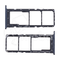 Держатель SIM для Itel A70 (A665L) Черный