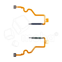 Шлейф для Tecno Spark 10C (KI5m) сканер отпечатка пальцев Черный