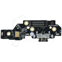 Шлейф для Nokia 5.1 Plus (TA-1105) плата на системный разъем/микрофон