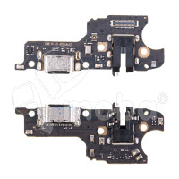 Шлейф для Realme Narzo 30A (RMX3171) плата на системный разъем/разъем гарнитуры/микрофон