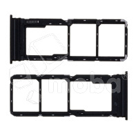 Держатель SIM для Vivo Y31 2021 (V2036) Черный