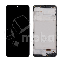 Дисплей для Samsung Galaxy M32 (M325F) модуль с рамкой Черный - (OLED)