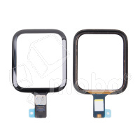 Стекло для переклейки Apple Watch 4 (40 мм) в сборе с тачскрином и OCA пленкой сапфировое Черный