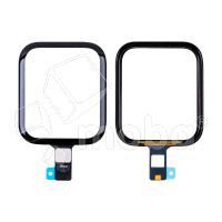 Стекло для переклейки Apple Watch 4 (44 мм) в сборе с тачскрином и OCA пленкой Черный - OR (Mitsubishi)