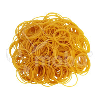 Резинки канцелярские (60 мм, 250 г, желтый)