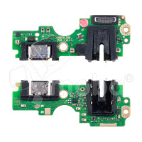 Шлейф для Tecno Pova Neo 3 (LH6n) плата на системный разъем/разъем гарнитуры/микрофон - Премиум