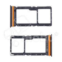 Держатель SIM для Xiaomi Poco M7 4G/Redmi 15 4G (25062PC34G/25062RN2DY) Черный