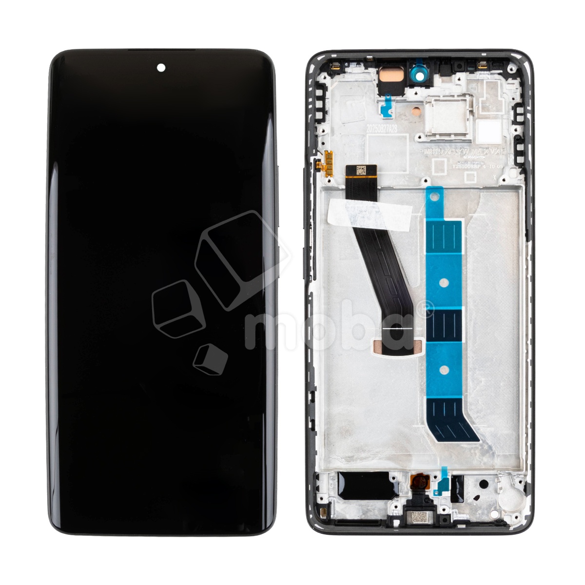 Дисплей для Xiaomi Poco M8 5G (25118PC98G) модуль с рамкой Черный - OR (SP)