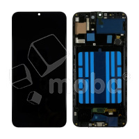 Дисплей для Samsung Galaxy A30 (A305F) модуль с рамкой Черный - (In-Cell) - Премиум