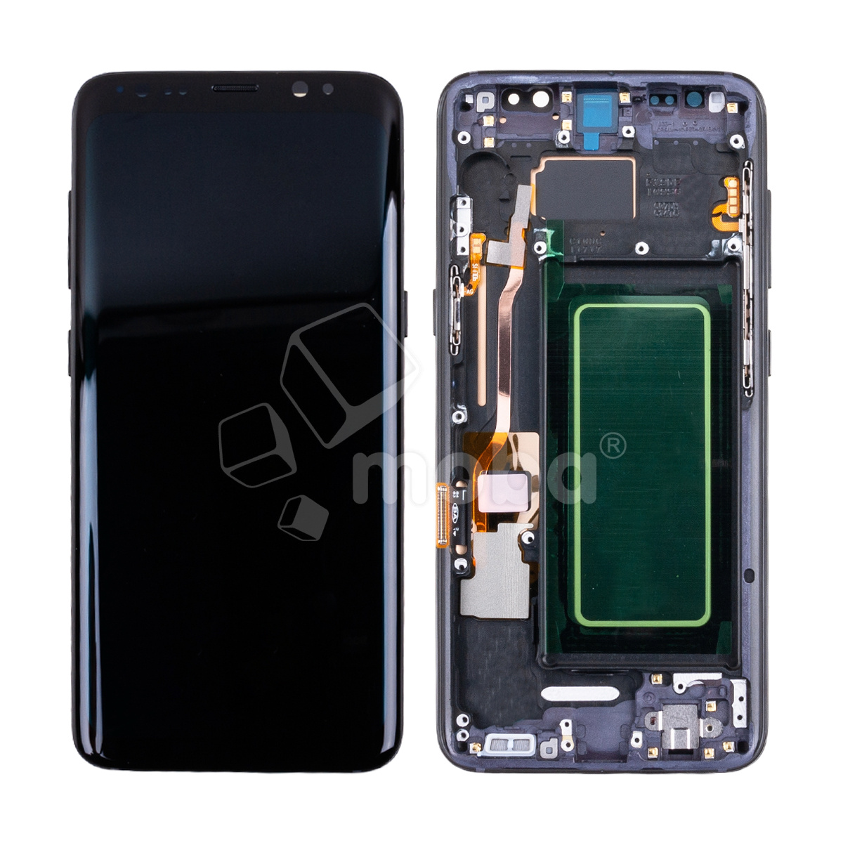 Дисплей для Samsung Galaxy S8 (G950F) модуль с рамкой Черный - (OLED) (Full HD, 500 Кд/м²)
