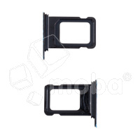 Держатель SIM для iPhone 14 Pro/14 Pro Max (2 Sim) (A2891/A2895) Черный