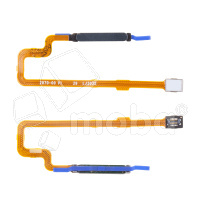 Шлейф для Xiaomi Poco M4 5G (MZB0BF9RU/22041219PG) сканер отпечатка пальцев Черный