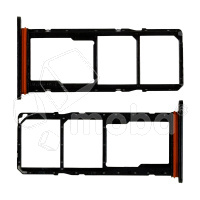 Держатель SIM для Samsung Galaxy A07 4G (A075F) Черный