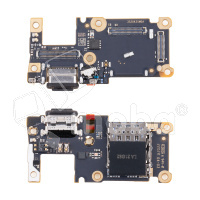 Шлейф для Xiaomi 11T/11T Pro (21081111RG/2107113SG) плата системный разъем/разъем SIM/микрофон - OR (SP)