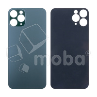 Задняя крышка для iPhone 11 Pro (A2215) Темно-зеленый (стекло, широкий вырез под камеру, логотип)