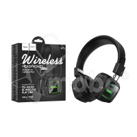 Беспроводные наушники Bluetooth Hoco W72 (накладные, с зеркальным покрытием) Черный