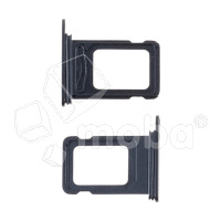 Держатель SIM для iPhone 15/15 Plus (2 Sim) (A3090/A3094) Черный