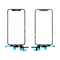 Стекло для переклейки iPhone Xs в сборе с тачскрином и OCA пленкой Черный - OR (Mitsubishi)