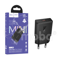 Сетевое зарядное устройство Type-C Hoco N74 (25W, PD, сверхтонкое) Черный