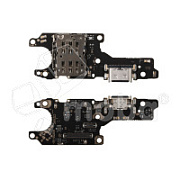 Шлейф для Huawei Honor 50 (NTH-NX9) плата на системный разъем/разъем SIM/микрофон