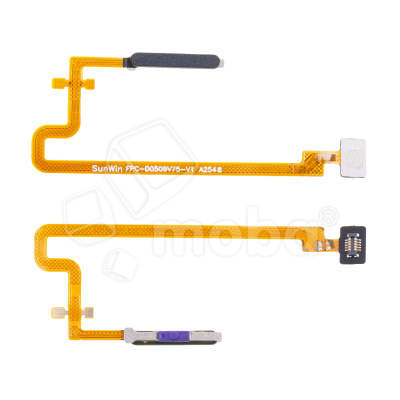 Шлейф для Infinix Hot 30 4G (X6831) сканер отпечатка пальцев Черный