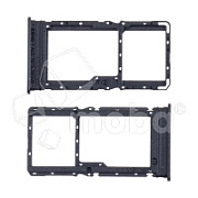 Держатель SIM для Xiaomi Poco M6 4G (2404APC5FG) Черный