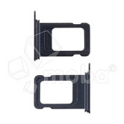 Держатель SIM для iPhone 15/15 Plus (1 Sim) (A3090/A3094) Черный