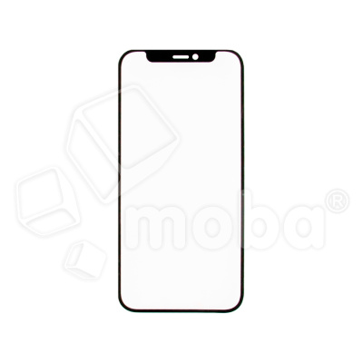 Стекло для переклейки iPhone 12/12 Pro (A2403/A2407) с OCA пленкой Черный - OR (Mitsubishi)
