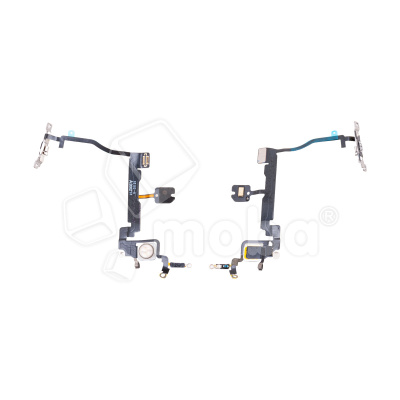 Шлейф для iPhone 11 Pro (A2215) на кнопку включения/микрофон/вспышку - Премиум