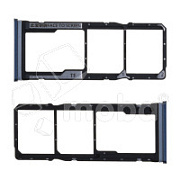 Держатель SIM для Xiaomi Redmi Note 9S/9 Pro (M2003J6A1G/M2003J6B2G) Серый