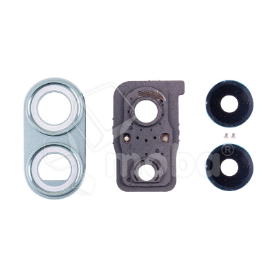 Стекло камеры для Xiaomi Poco X7 Pro (2412DPC0AG) в сборе с рамкой Зеленый