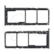 Держатель SIM для Realme C21/Narzo 50i (RMX3201/RMX3235) Черный