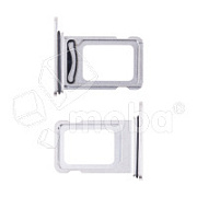 Держатель SIM для iPhone 15 Pro/15 Pro Max (2 Sim) (A3102/A3106) Белый