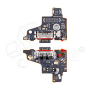 Шлейф для Xiaomi 12 Lite (2203129G) плата на системный разъем/микрофон - Премиум
