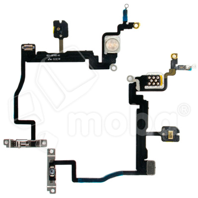 Шлейф для iPhone 11 Pro (A2215) на кнопку включения/микрофон/вспышку