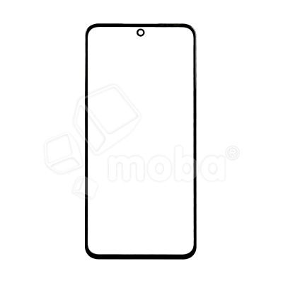 Стекло для переклейки Realme C75 4G (RMX3941) с OCA пленкой Черный - OR (Mitsubishi)
