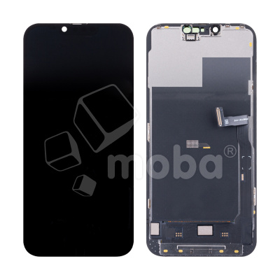 Дисплей для iPhone 13 Pro Max (A2645) в сборе с тачскрином Черный - (Hard OLED, Full HD) (площадка под IC)