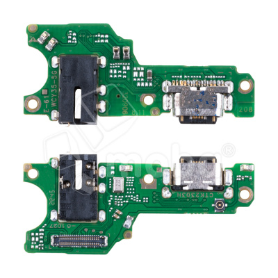 Шлейф для Vivo Y35 (V2205) плата на системный разъем/разъем гарнитуры/микрофон