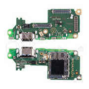Шлейф для Infinix GT 30 Pro (X6873) плата на системный разъем/разъем SIM/микрофон - Премиум