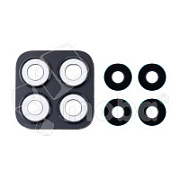 Стекло камеры для Huawei Honor X8b (LLY-LX1) в сборе с рамкой Черный