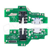 Шлейф для Infinix Hot 10 Lite (X657B) плата на системный разъем/разъем гарнитуры/микрофон