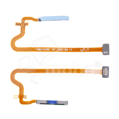 Шлейф для Realme C51/Note 50 (RMX3830/RMX3834) сканер отпечатка пальцев Голубой