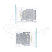 Держатель SIM для Xiaomi Redmi Note 14 4G (24117RN76O/24117RN76G) Голубой