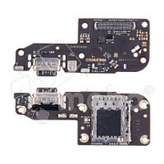 Шлейф для Xiaomi Poco F5 (23049PCD8G) плата системный разъем/разъем SIM/микрофон - Премиум