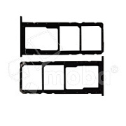 Держатель SIM для Huawei Y6s (JAT-LX1) Черный